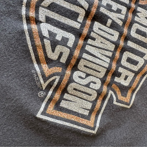 Harley Davidson Womens Tank Top Y2K Weiblers Davenport Iowa Glitter Logo Size M - Picture 8 of 16